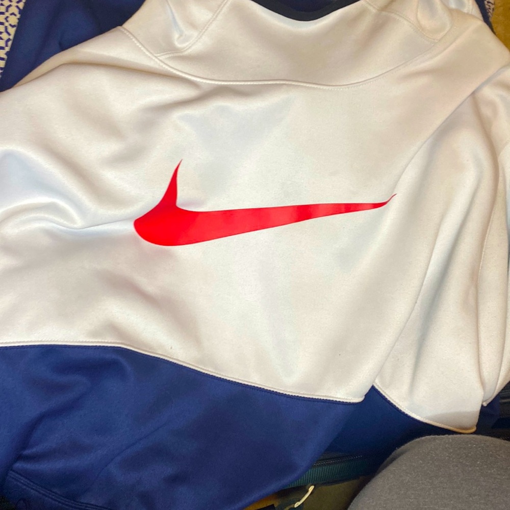Blue white  Nike sweatshirt and never worn